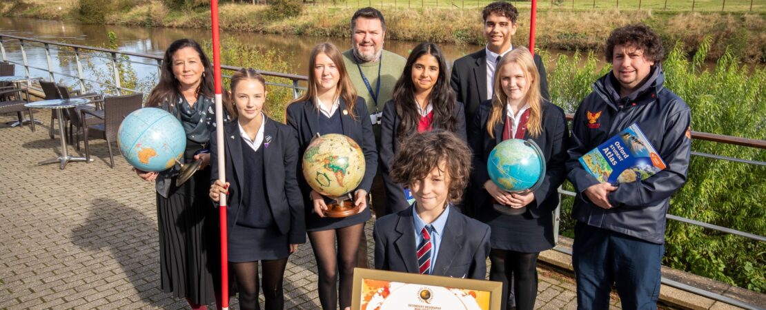 Yarm’s Geography Department join elite global group with Quality Mark