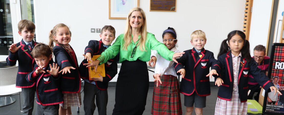 Bestselling author Cressida Cowell MBE inspires young readers at Yarm